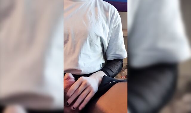 Goth Femboy Taking yam-sized Fake-Trunk In Bussy