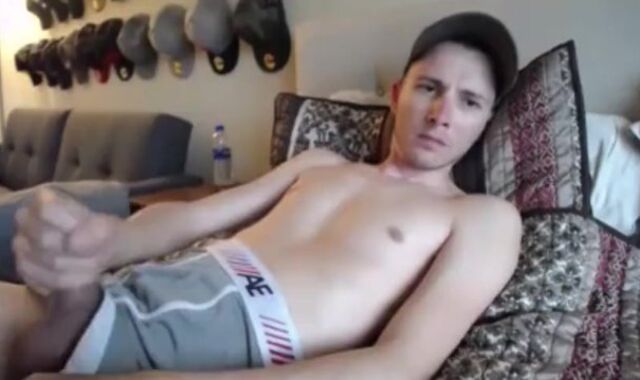 Jizm on my AE boxers super supah-red-hot