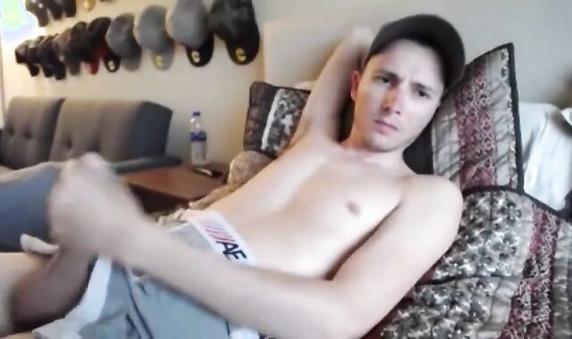 Jizm on my AE boxers super supah-red-hot