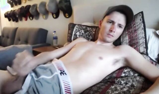 Jizm on my AE boxers super supah-red-hot