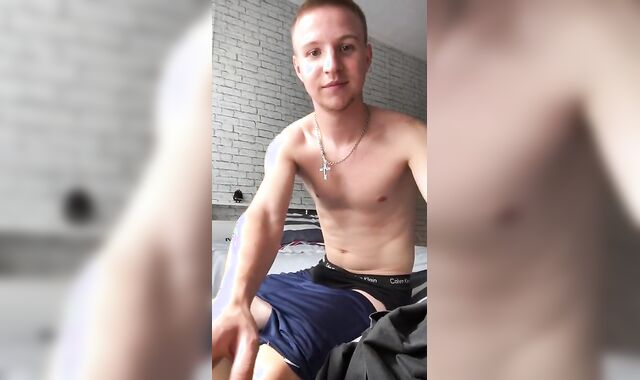 dude in socks. makes himself happy.and makes you happy