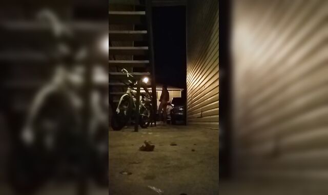 Outside wank session solo