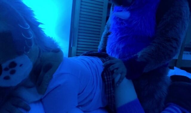 Lucario fursuiter bangs femboy hoe