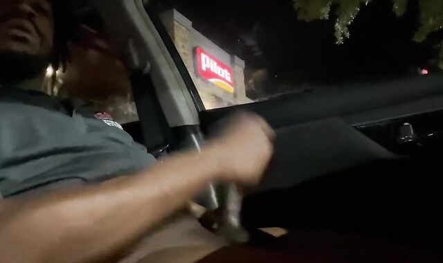 NakedTy Pizza Fellow ENORMOUS DARK-HUED BEEF WHISTLE gas station Getting Off!!!