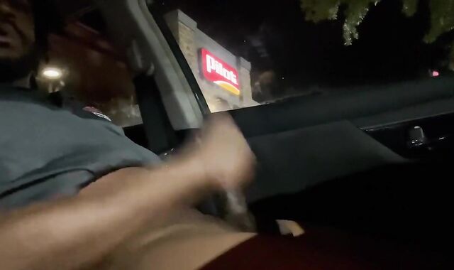 NakedTy Pizza Fellow ENORMOUS DARK-HUED BEEF WHISTLE gas station Getting Off!!!