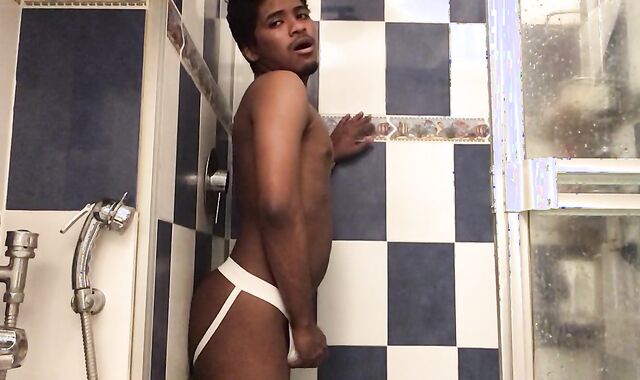 Joy under the shower