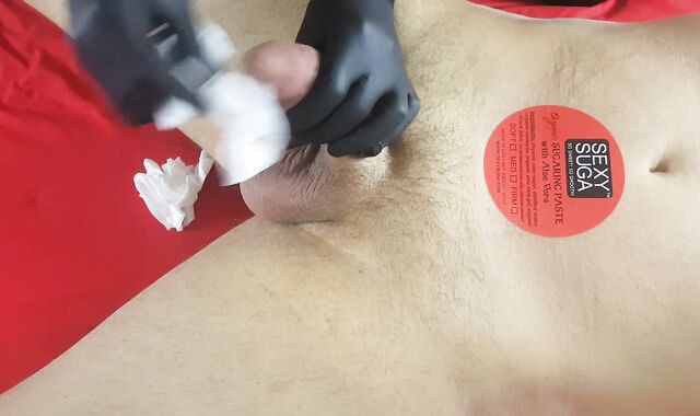 Trimming Massage ROCK HARD wood in Parlor Spa