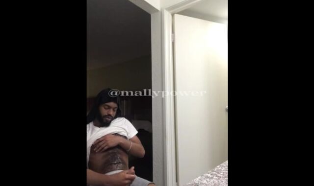 Draining my PHAT EBONY ROD while the acquaintance goes to ice machine (Jizm-Shot)