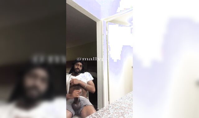 Draining my PHAT EBONY ROD while the acquaintance goes to ice machine (Jizm-Shot)