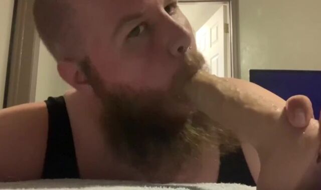 Husband feminized and facial cumshot money-shot!