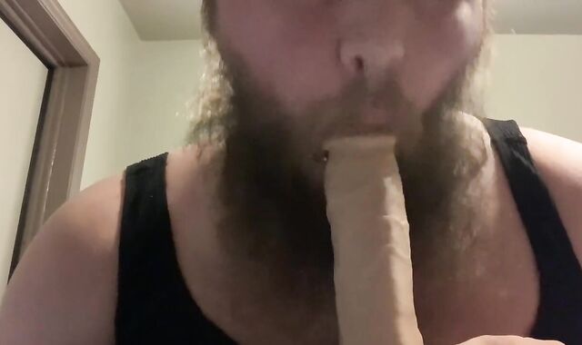 Husband feminized and facial cumshot money-shot!