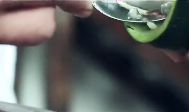 Uber-Gorgeous youthfull bone hair removal before humping a cucumber