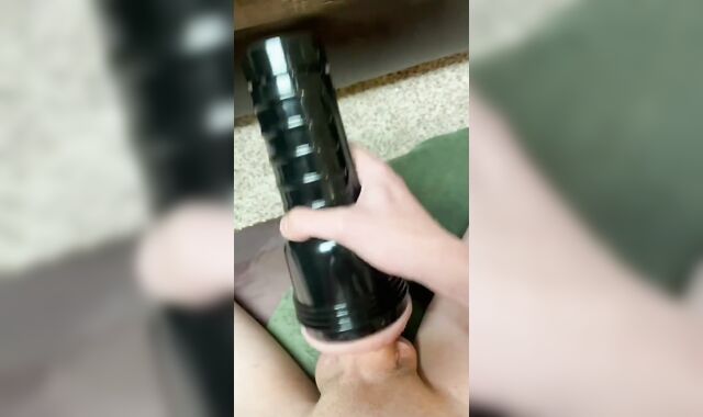 Tries FLESHLIGHT for the HIGHLY FIRST-EVER TIME! And POPS EVERYWHERE!!