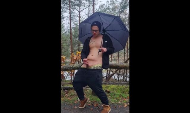 I got mine in the woods when it rained