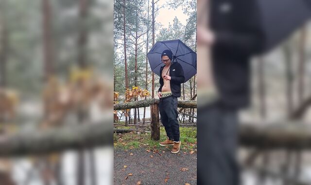 I got mine in the woods when it rained