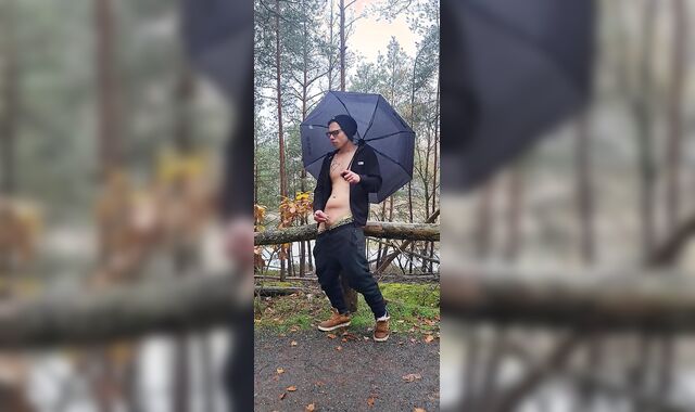 I got mine in the woods when it rained