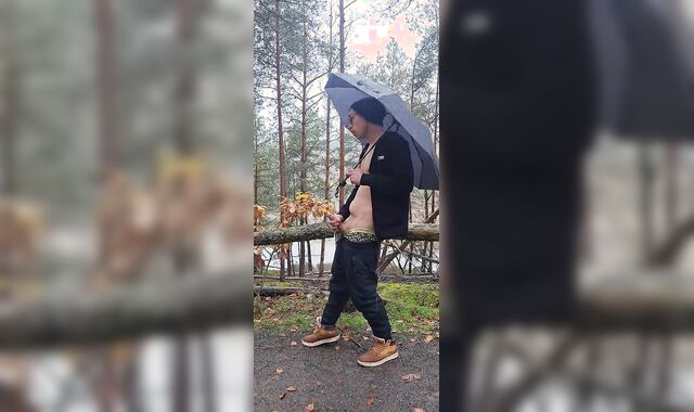 I got mine in the woods when it rained