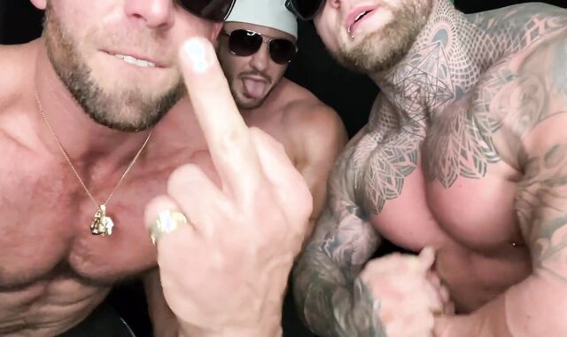 3 ALPHAS DOMINATE & JIZM ON YOU