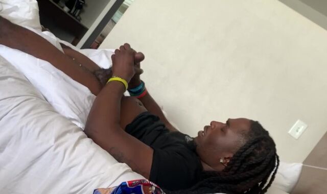 Thick Ebony Jizz-Shotgun Vacation Spunk Shot