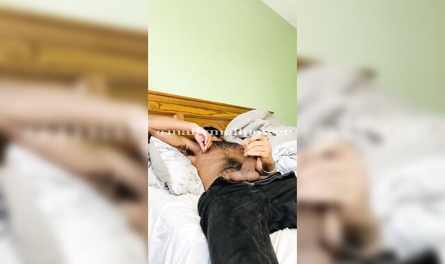 Uncut Good-Sized Dark-Hued Fuck-Stick Awesome Jizz Shot