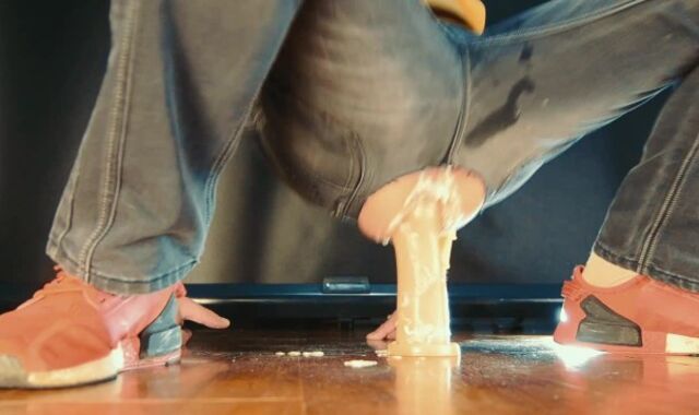 Jeance Fist by AnalMagic - A Russian dude is clothed in jeans with a yam-sized fuck-hole and puts enormous toys