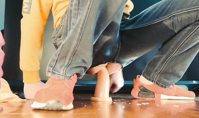 Jeance Fist by AnalMagic - A Russian dude is clothed in jeans with a yam-sized fuck-hole and puts enormous toys