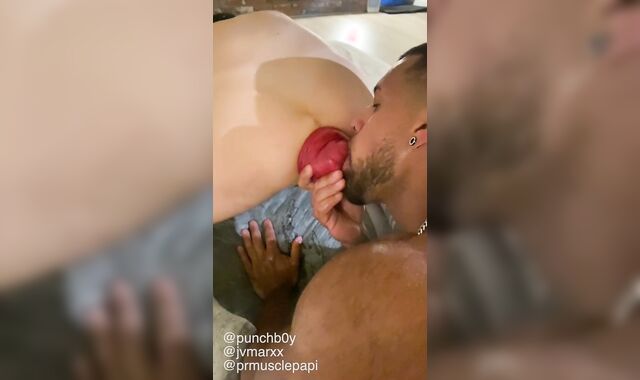 Tagteam Double Going Fist Deep with Punchboy and Fitness Papi (JFF Only)