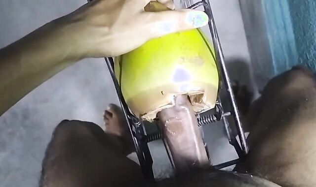 Moaning and nailing???????????? coconut fuckhole boarding on a bicycle