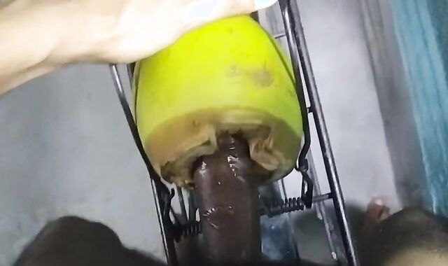 Moaning and nailing???????????? coconut fuckhole boarding on a bicycle