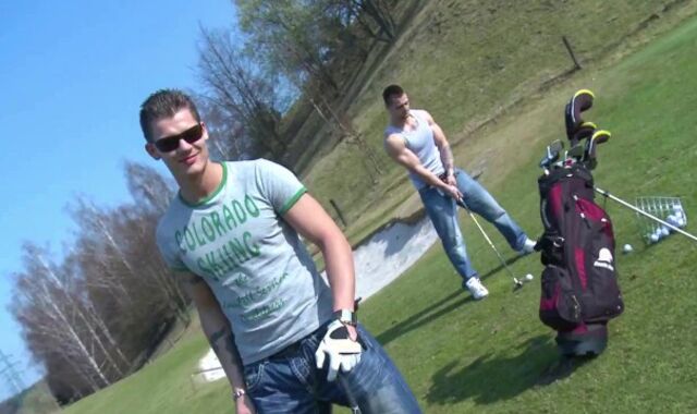 GAYWIRE - two Hot European Boys Breeding Outdoors, No Shame