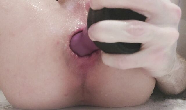 Femboy training with rex and getting knotfucked~