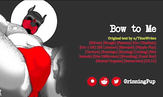 [Audio] Submit to your Orc Chieftain Little' Prince