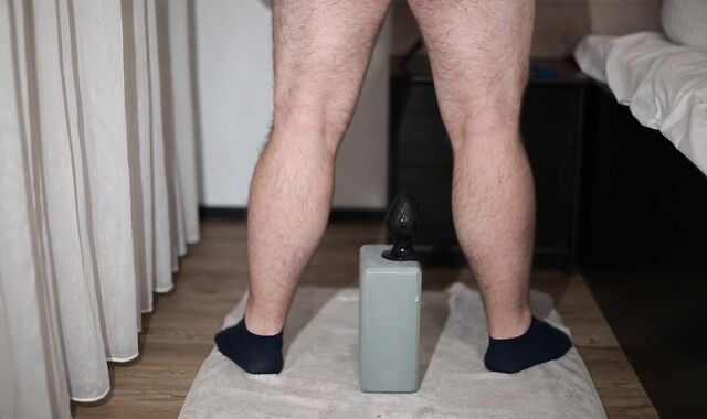 Having fun with speculum and shooting a blast