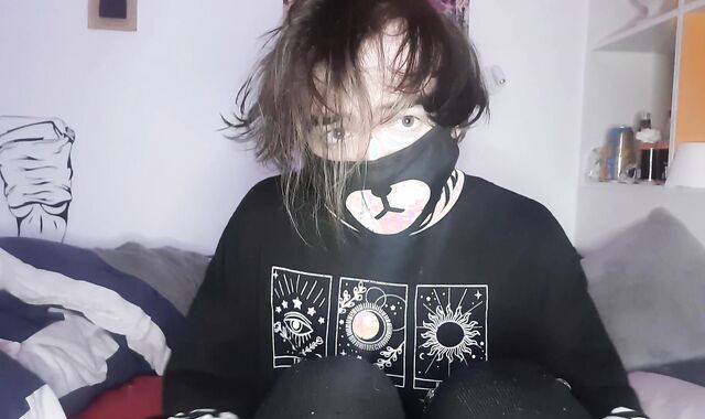 Point Of Glance: Spying on Cute Young Femboy Pulverizing Hairy Man