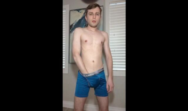 Unclothing, Fuckin' My Fleshlight, then Cumming on My Own Face