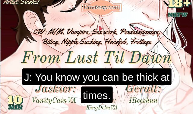 Geralt and Jaskier get off in an alley