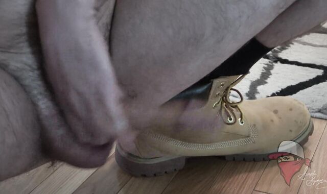 Gigantic salami construction worker leaking precum and shooting meaty explosion 4K