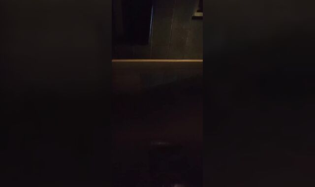 Warming up at the bathhouse