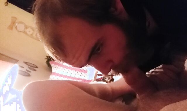 Deep Gargling step-parent's cum-pump