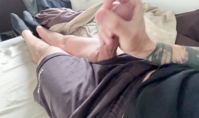 Adorably-Shaped Wooly Man Soccer Kit Forearm Job With Squealing Enormous Jism