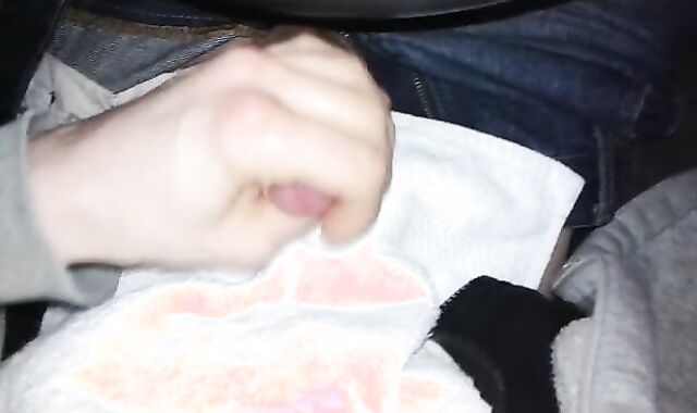 im a grower in my van.pulled over 2 side of road.was naughty