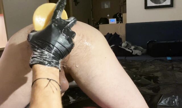 Long fisted and pluged fuckhole from supah-scorching stud