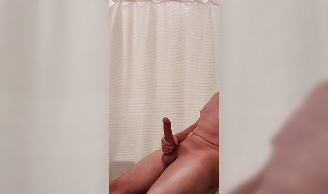 Tugging off leads to deep-throating my own boner - Self inhale