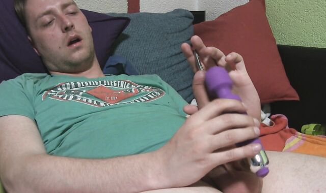 Masturbating Sounding and Vibrating it out (spunk in face)