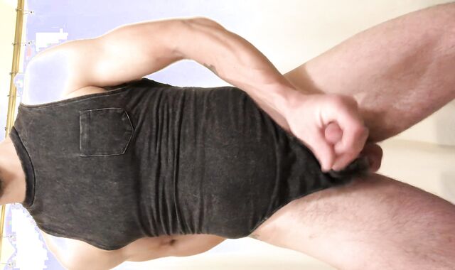 Michael Mission clothed in a sub garb, unclips goods and plays with his beef whistle