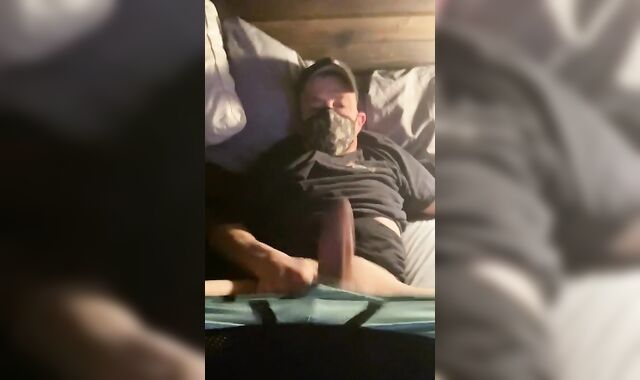 Woke up wild wanking off to pornography