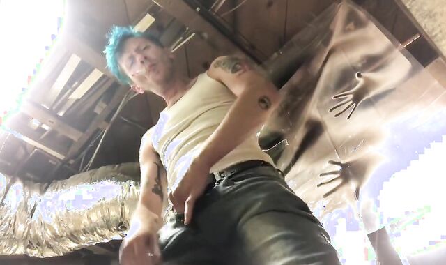 SMOKING AND MUNCHING MY OWN DICK/CUM