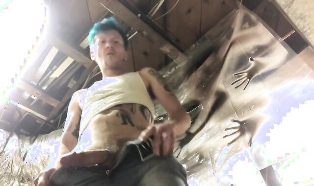 SMOKING AND MUNCHING MY OWN DICK/CUM