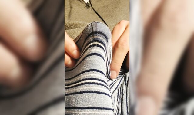 Precum flowing through underwear