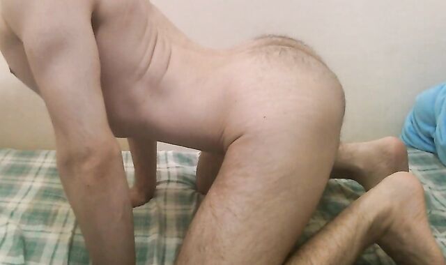 Yoga masturbation with ass-fuck intrusion finger-tickling 01